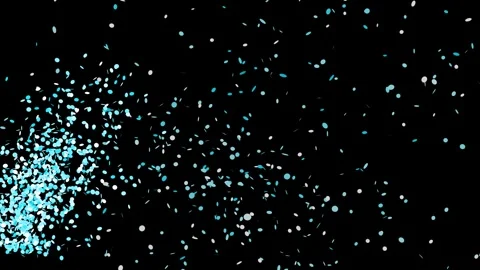 Vibrant Multi colored 3D Confetti explosion Celebrat Motion Graphic video. Vídeos de archivo 320327507