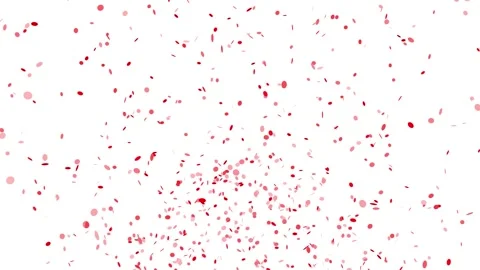 Vibrant Multi colored 3D Confetti explosion Celebrat Motion Graphic video. Vídeos de archivo 320327525