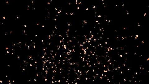 Vibrant Multi colored 3D Confetti explosion Celebrat Motion Graphic video. Vidéo 320327593