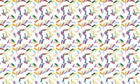 Vibrant Multi-Colored Abstract Confetti Pattern Wallpaper Stockillustratie