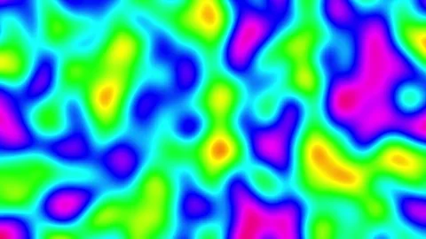 Vibrant Multi Colored Liquid Fractal Distortion Stock Footage 330165390