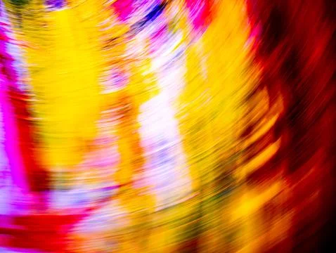 Vibrant Multicolor Abstract Circular Motion Blur Swirl Texture Background w.. Stock Illustration