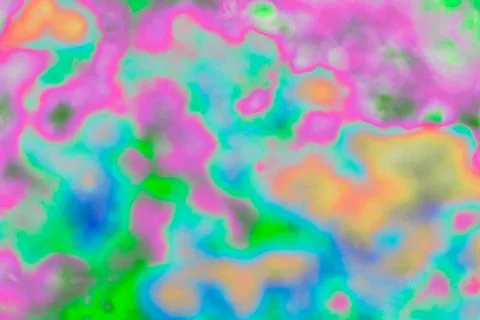 Vibrant Multicolor Abstract Dreamy Background Stock Illustration