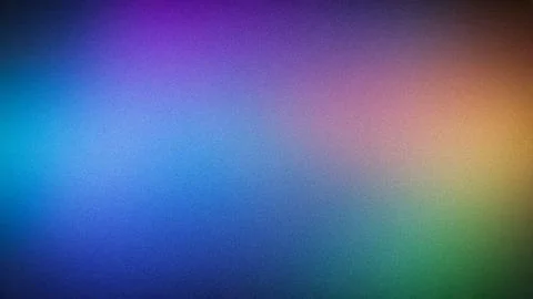 Vibrant multicolor gradient background with grainy texture, blending purple.. 스톡 일러스트