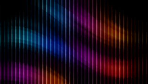 Vibrant multicolor gradient light effect on dark background Иллюстрация