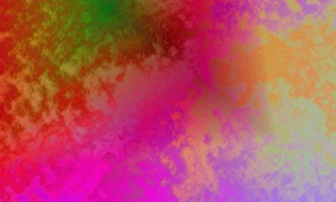 Vibrant multicolor paint texture creates an abstract and colorful backgroun.. Stock Photos