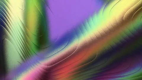Vibrant multicolored abstract background with wavy lines and gradient color.. Stock Illustration