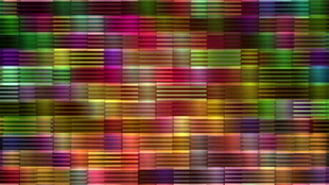 Vibrant Multicolored Abstract Geometric Grid Background Video stock 309053467