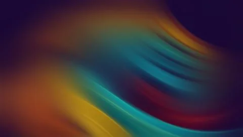 Vibrant multicolored abstract wave design Stockillustratie