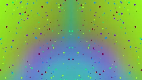 Vibrant Multicolored Dots on Gradient Background. Stock Footage 328505259