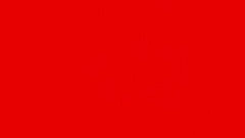 Vibrant multicolored fireworks explosions illuminating a solid bright red Stock Footage 340881176