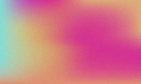 Vibrant multicolored gradient background, with grainy texture, and bright n.. Stock Illustration