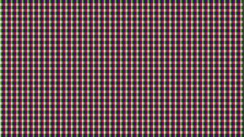 Vibrant multicolored pixelated pattern on a white background Illustrazione stock