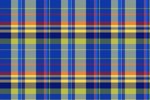 Vibrant multicolored plaid pattern.  Perfect for textile design, web backgrou Stock Illustration