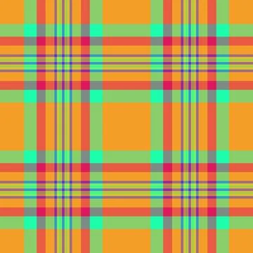Vibrant, multicolored plaid pattern. Perfect for textile design, website back Stock Illustration