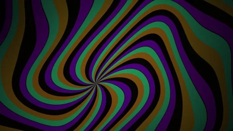 Vibrant multicolored swirling psychedelic pattern. Stock Footage 334894767