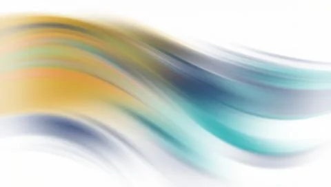 Vibrant multicolored wavy abstract design isolated on white background Stockillustratie