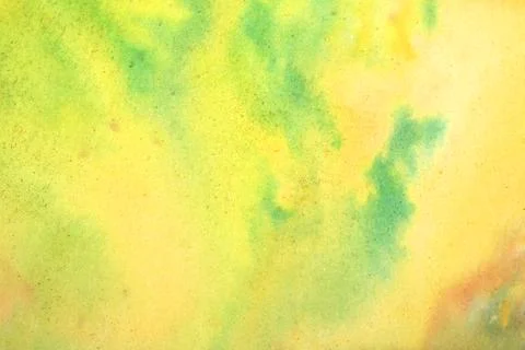 Vibrant multicolour watercolour paint background with blended colours Illustrazione stock