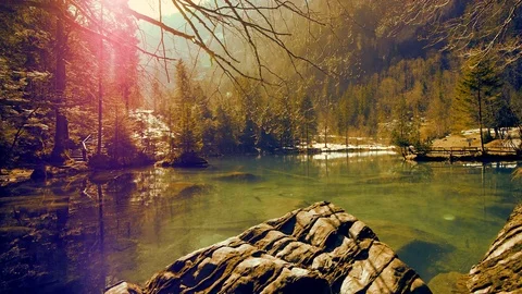 Vibrant nature environment landscape scenery background Stock-Footage 72870508