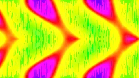 Vibrant Neon Abstract Background with Hypnotic Liquid Wave Pattern Motion Stock Footage 336161916