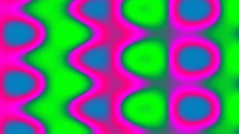 Vibrant neon abstract background pattern with fluid green and magenta gradien Stock Footage 341057116