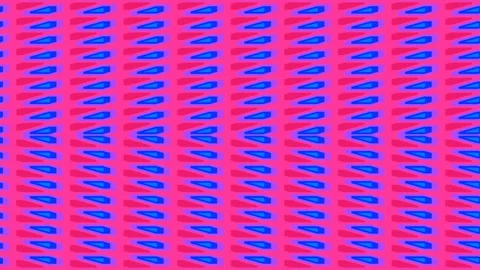 Vibrant neon abstract geometric wave pattern background loop Stockbeeldmateriaal 339341123