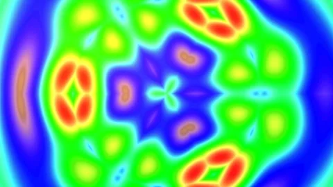 Vibrant neon abstract liquid flowing pattern background for digital art Stock Footage 339786243