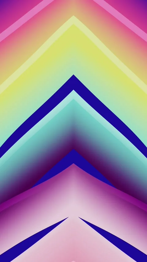 Vibrant Neon Chevron Gradient Abstract Motion Background Vidéo 334704276