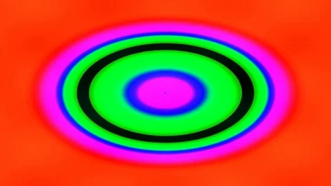 Vibrant neon color gradient ripple effect abstract background loop Stock Footage 336769917