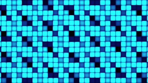 Vibrant Neon Disco Grid Motion with Geometric Patterns 库存影片 294144519