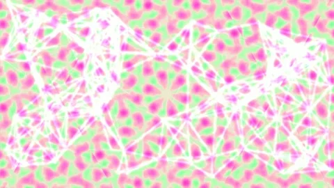 Vibrant neon geometric abstract background pattern for futuristic technolog.. Stock Footage 339496222
