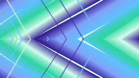 Vibrant Neon Geometric Abstract Light Pattern. Stock Footage 328703500