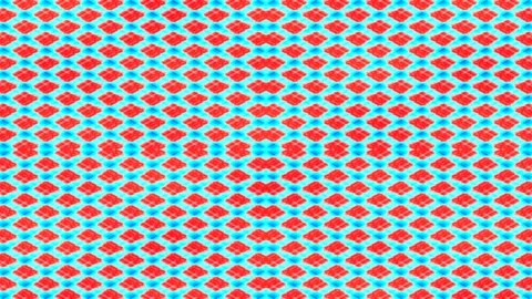 Vibrant Neon Geometric Dot Pattern Background Texture - Abstract Retro Digi.. Stock Footage 337573572