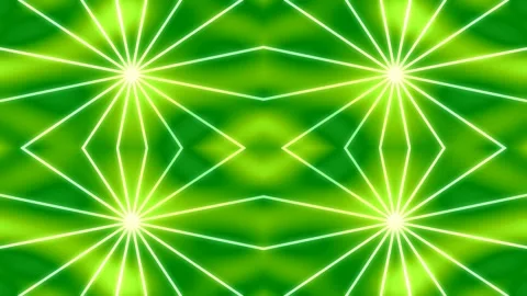 Vibrant Neon Geometric Glow Loop Background - Psychedelic Synthwave Abstrac.. Stock Footage 336264195