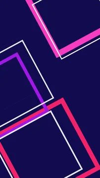Vibrant neon geometric lines create a bold V pattern with futuristic energy.. 库存插图