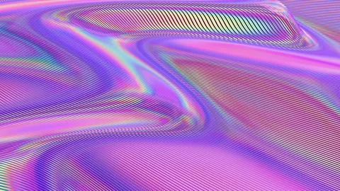 Vibrant Neon Gradient Waves with Fluid Patterns 스톡 일러스트