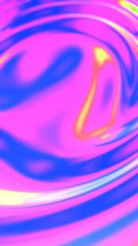 Vibrant Neon Gradient Waves with Fluid Patterns イラスト素材