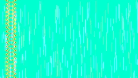 Vibrant neon green abstract background with dynamic digital zipper motion lin 스톡 동영상 336162268