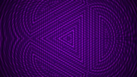 Vibrant neon green abstract geometry pattern with circular energy flow back.. Stock Footage 339794907