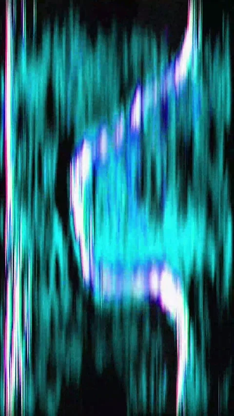 Vibrant Neon Laser Vertical Glitch Background 4K UHD VJ Loop Video stock 341482602
