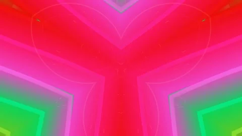 Vibrant Neon Lights Geometric Patterns Motion. Stock Footage 330350920