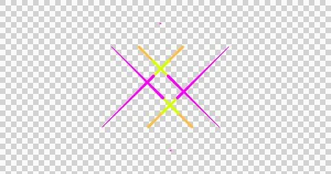 Vibrant neon lines intersecting in dynamic pattern on black 스톡 일러스트