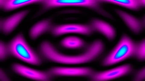 Vibrant neon liquid wave pattern: Psychedelic abstract background loop Stock Footage 342159977