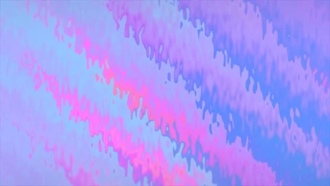 Vibrant Neon Liquid Waves with Diagonal Glitch Effect Stock Footage 341101152