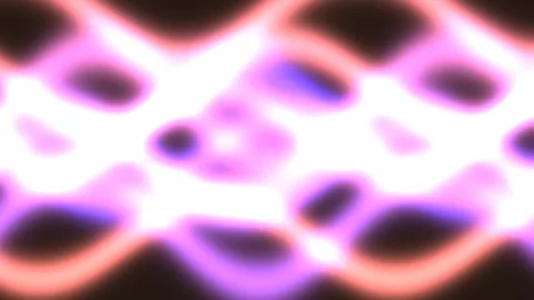 Vibrant neon patterns flow against a dark backdrop, creating a mesmerizing Stock Footage 324887094