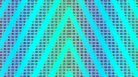 Vibrant Neon Pink Chevron Pattern with Halftone Dots - Abstract Background Stock Footage 331718146