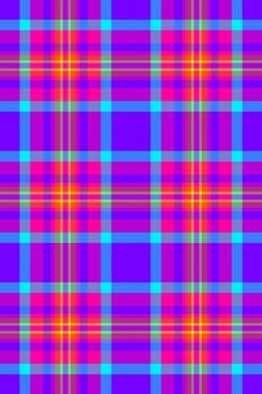Vibrant neon plaid pattern.  Perfect for textile designs, website backgrounds Stock Illustration