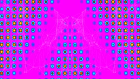 Vibrant Neon Pop Art Background Pattern for Modern Creative Designs Stock Footage 336263788