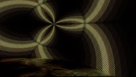 Vibrant Neon Strobe Light Tunnel Electronic Music Backdrop Stock Footage 339272627