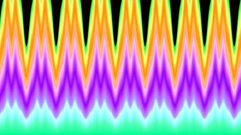 Vibrant neon wave background animation with colorful gradient equalizer flow Stock Footage 339792866